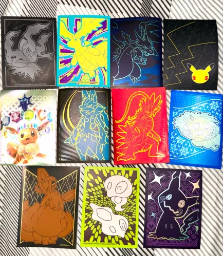 SLEEVES POKÉMON TCG ORIGINAIS E NOVOS