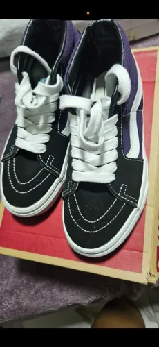 Tênis vans preto e roxo