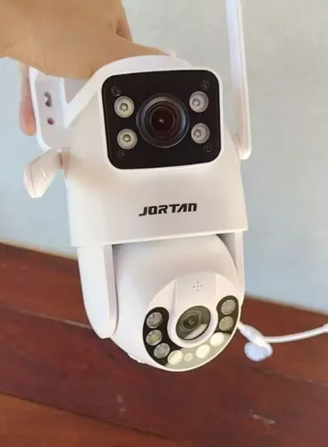 Câmera De Segurança a Prova de água Lente Dupla IP66 Camera IP WiFi 360