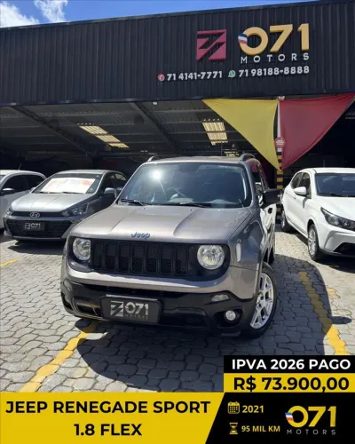 Jeep Renegade Sport 1.8 4X2 Flex 16V Aut. 2021