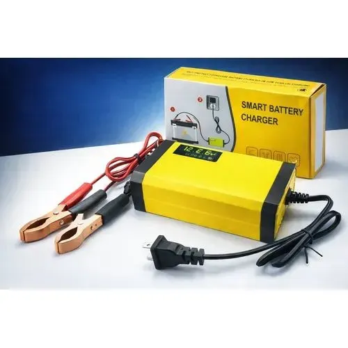 Carregador de bateria portátil 12v 3a 110/220v led