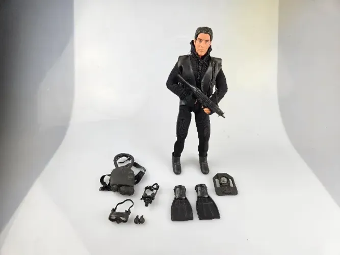 Boneco militar NAVY SEALS do ano 2000 - Brinquedo de Colecionador inteiro e conservado
