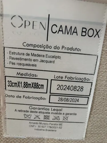 Box cama solteiro
