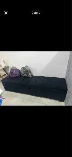 Baú (Recamier) em veludo
