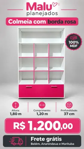 Promoção colmeia com borda rosa