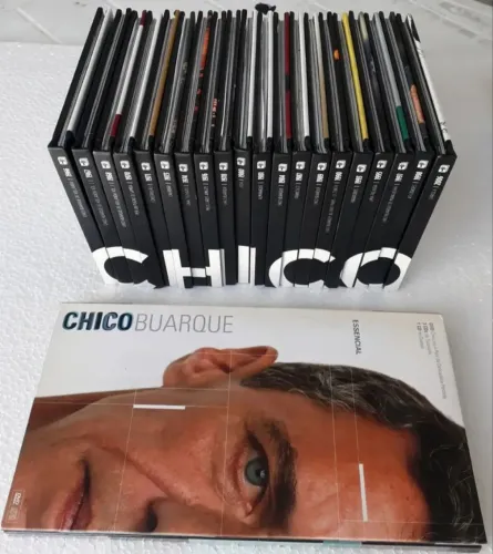 Coleção Abril Chico Buarque 20 Cds E Box Essencial 4Cds1Dvd