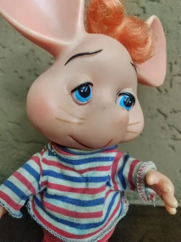 Lindo Boneco Topo Gigio da Estrela. Déc. 70