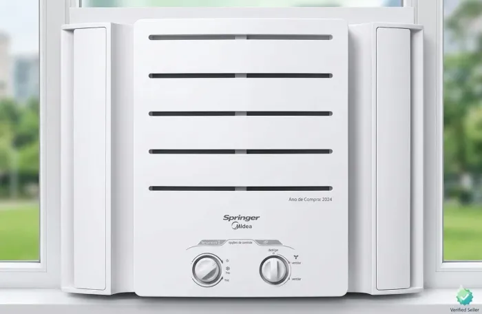 Ar Condicionado Janela Springer Midea 7.500 BTUs 110V - Seminovo (2024)