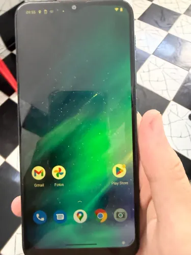Motorola one fusion - display amarelado
