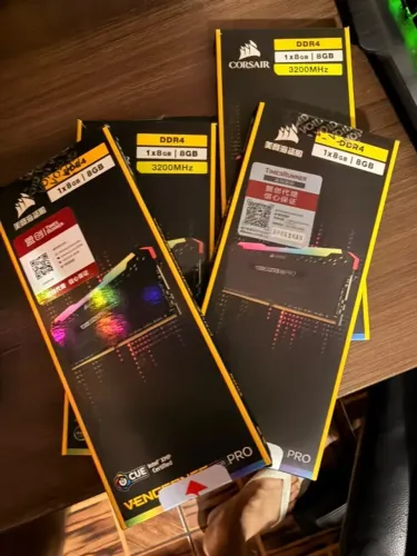 Memória DDR4 Corsair Vengeance RGB PRO 32GB (4x8GB) 3200mhz