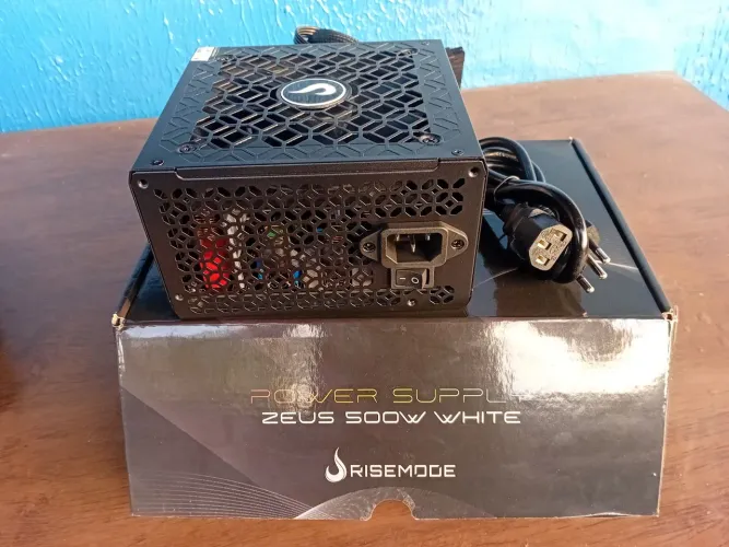 FONTE RISE MODE 500W, NOVA LACRADA