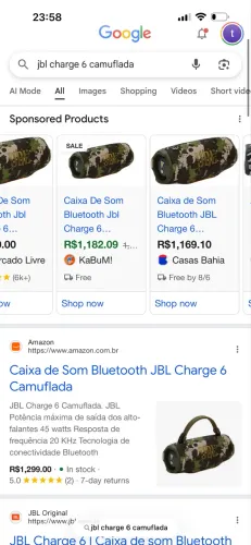 JBL Charge 6 camuflada