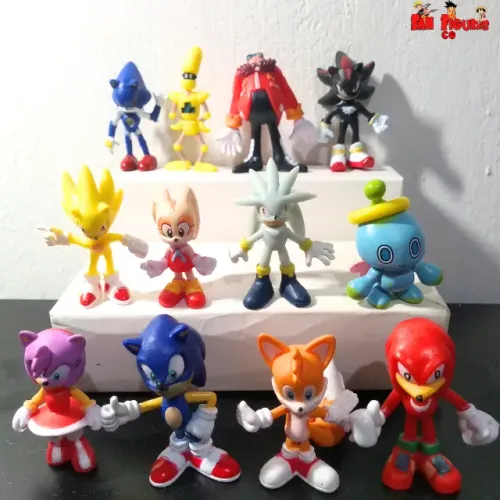Sonic conjunto com 12 pcs