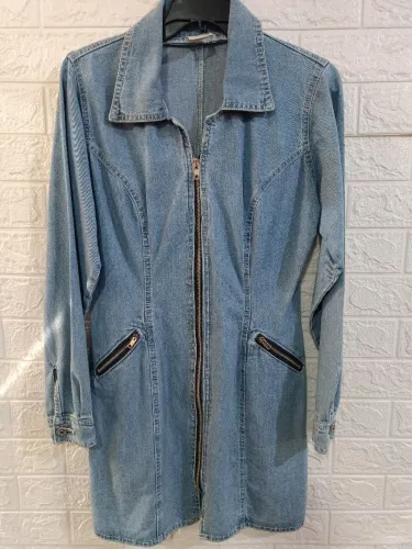 Sobretudo jeans vintage com CGC
