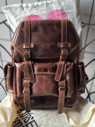 Mochila Fotográfica B. Craftsman Ragnar (Couro Legítimo) - NOVA