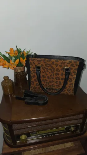 Bolsa Média Animal Print