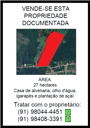 Sítio em Santo Antônio do Tauá - 27 hectares