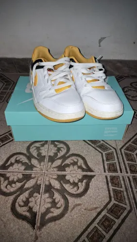 Nike Full Force Low Branco/Amarelo, 40