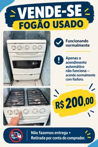 Vende se fogão