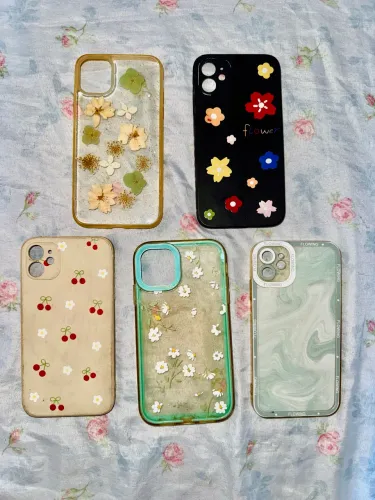 Capinhas Florais para iPhone 11 | Flores, Cerejas e Marmorizada ( apenas 1 é 6 )
