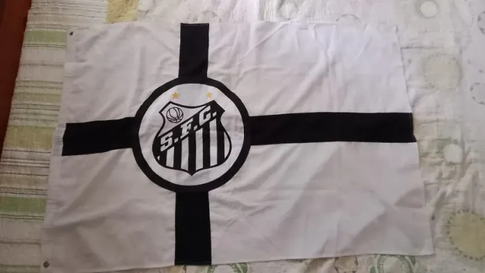 Bandeira Oficial do Santos FC - Nova e Original