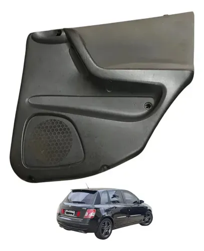 Forro Porta Traseira Direita Fiat Stilo 2009 2010 2011 2012 Preto