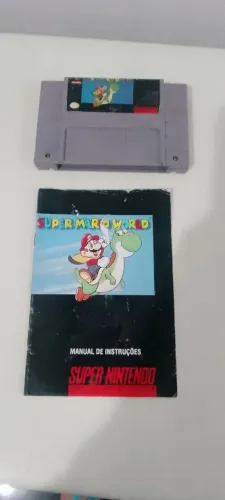 Nintendo Super Mario + Manual originais 