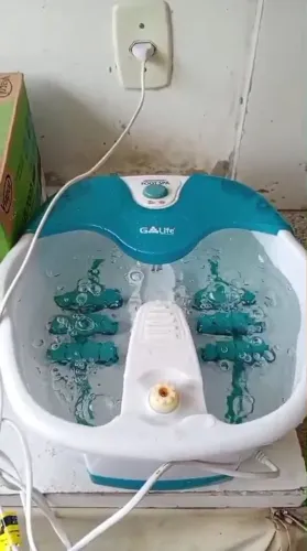 Hidromassageador Para Pés Foot Spa 2000 G-Life Completo Com Acessórios e Caixa