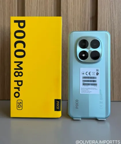 POCO M8 PRO 512GB + 12GB RAM - Lacrado com Garantia