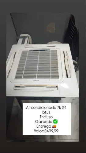 Ar condicionado k7 24 btus , garantia, entrega