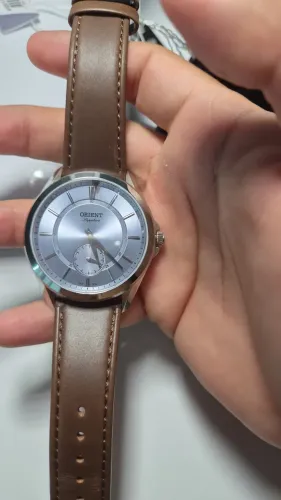 Relogio orient small second safira