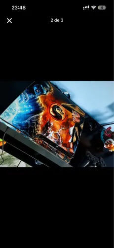 PlayStation 3 desbloq. + 1000 jogos + 2 controles