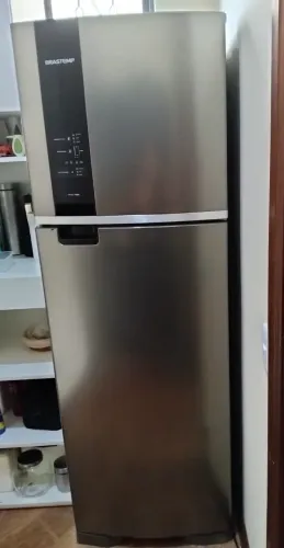 GELADEIRA BRASTEMP FROST FREE INOX 400L
