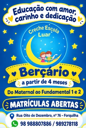 Reforço Escolar  e creche escola luar 