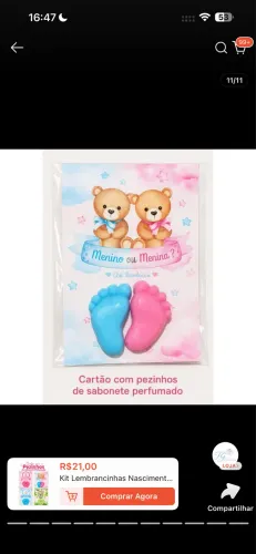 SABONETE LEMBRANCINHA 