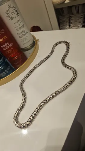Cordão de prata 025, peso 76g