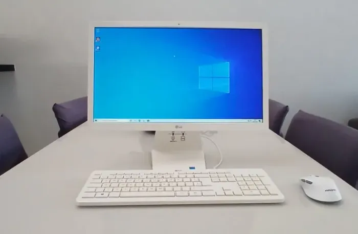 AIO computador lg all in one 22b280 4gb 500gb - lojas e escritório