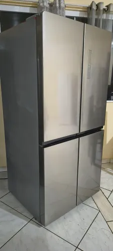 Geladeira 4 portas inox Frost free 