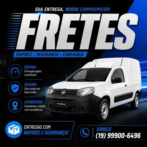 Faço fretes em Campinas e toda região