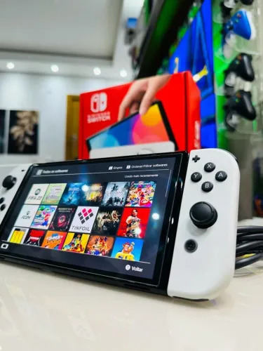 VENDO OU TROCO NINTENDO SWITCH BRANCO SD DE 256GB