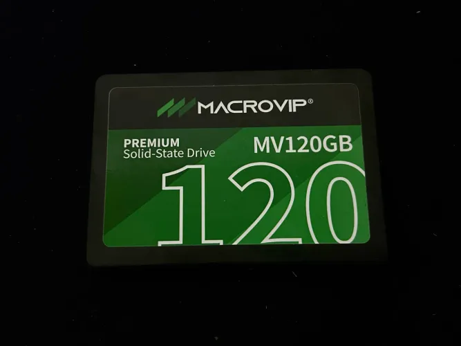 SSD MACROVIP 120GB SSD em perfeito estado saúde 100%