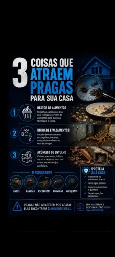 Dedetização residência é comercial 