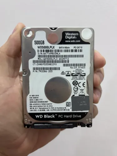 HD de 500 Gb Wd seminovo