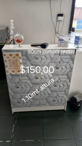     Balcão de Atendimento Comercial 90cm x 45cm