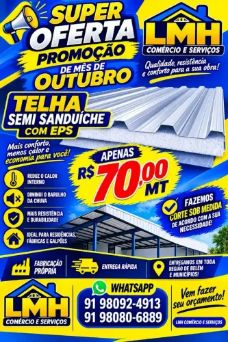 Telha isotérmica 