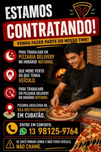 Ajudante de pizzaiolo