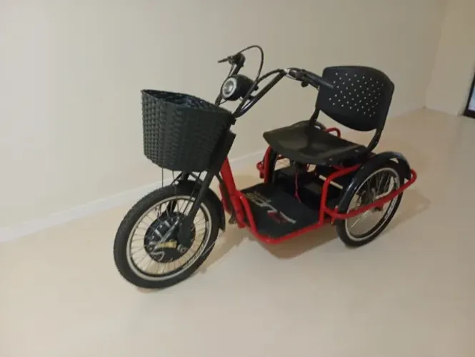 Triciclo Elétrico Robusto -bateria nova- marca Duos Motor 800 w
