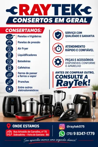? Consertos e Assistência Técnica RayTek | Feira de Santana