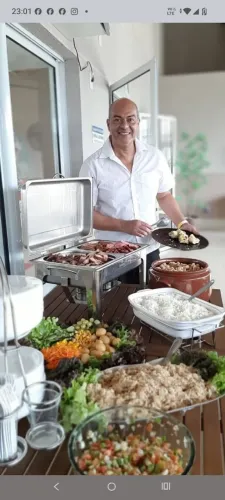 Buffet churrasco completo(Bebida, comida e serviço de garçons R$65,00 por pessoa!0