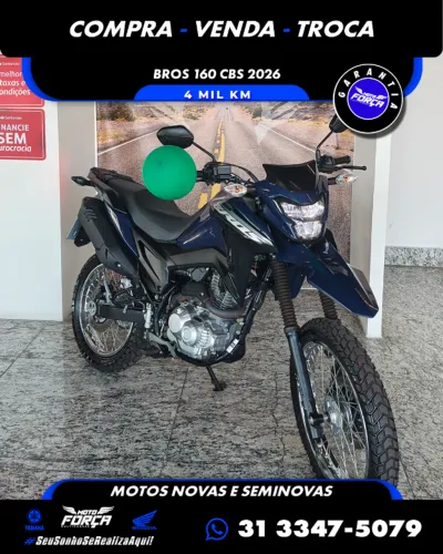 BROS 160 CBS Ano2026 Unico Dono Revisada Garantia